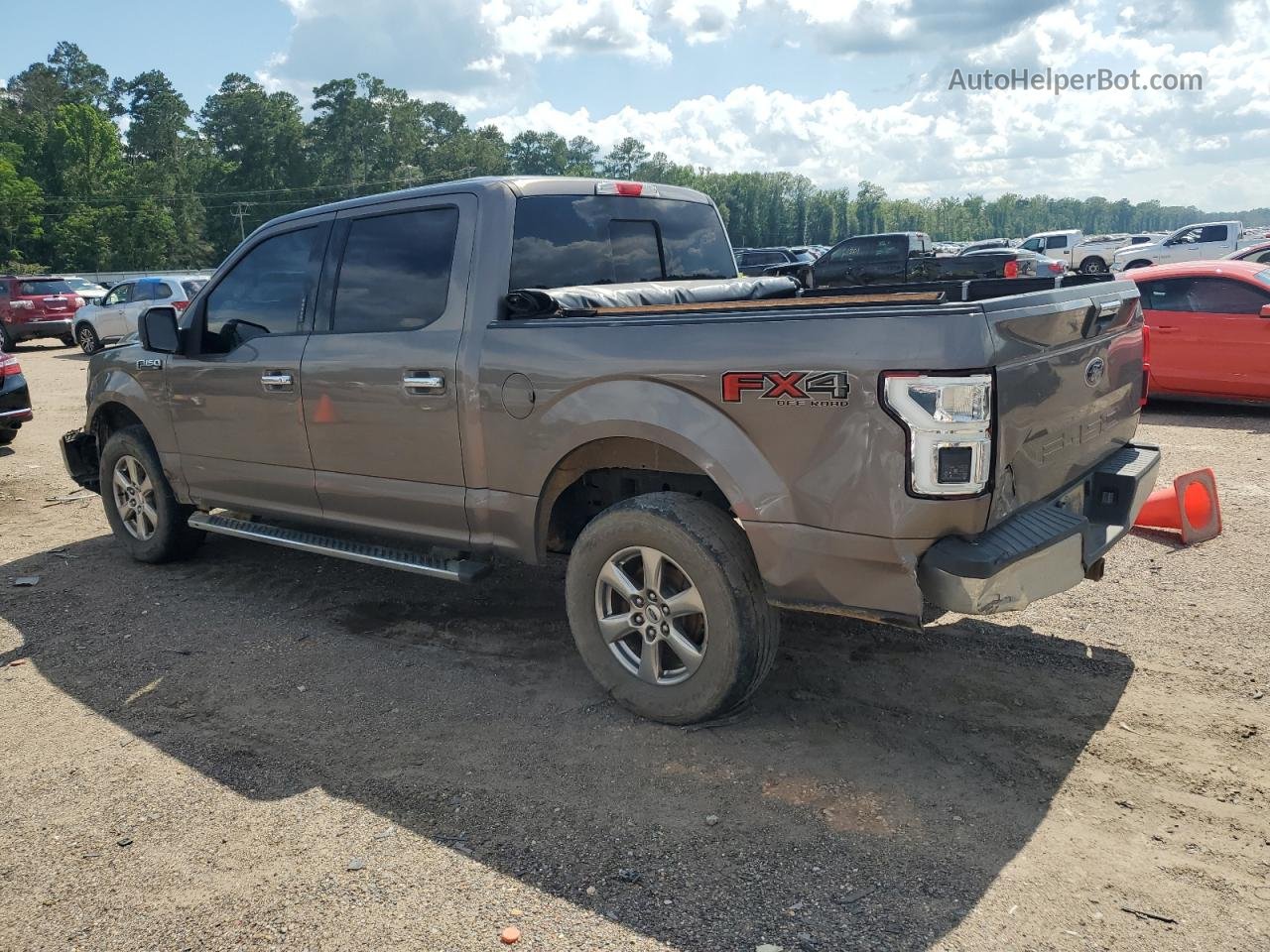 2019 Ford F150 Supercrew Brown vin: 1FTEW1E57KFC29497