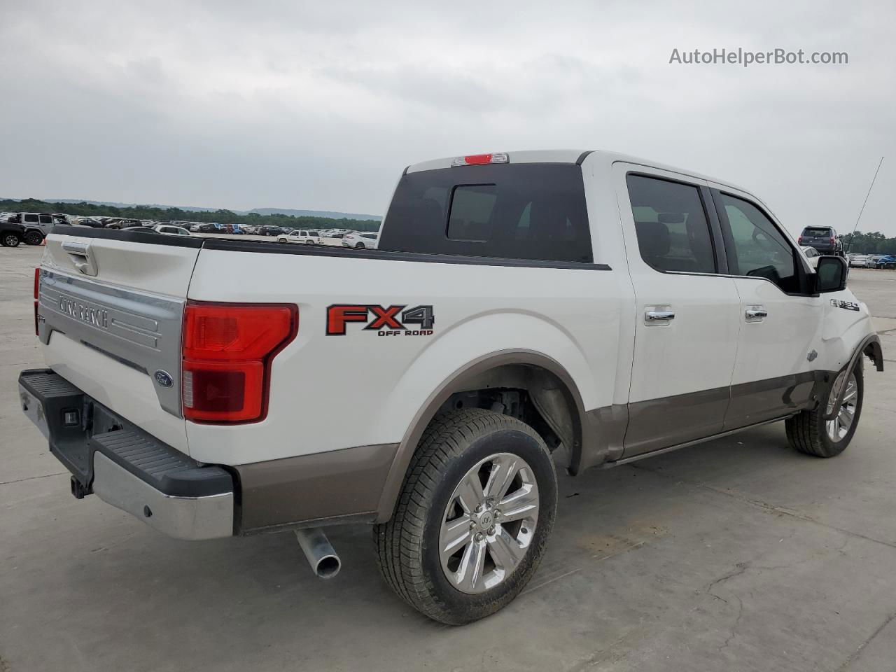 2019 Ford F150 Supercrew Белый vin: 1FTEW1E57KFC84578