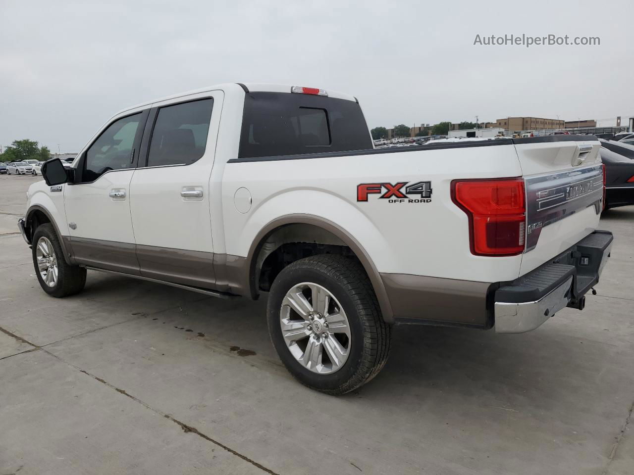 2019 Ford F150 Supercrew White vin: 1FTEW1E57KFC84578