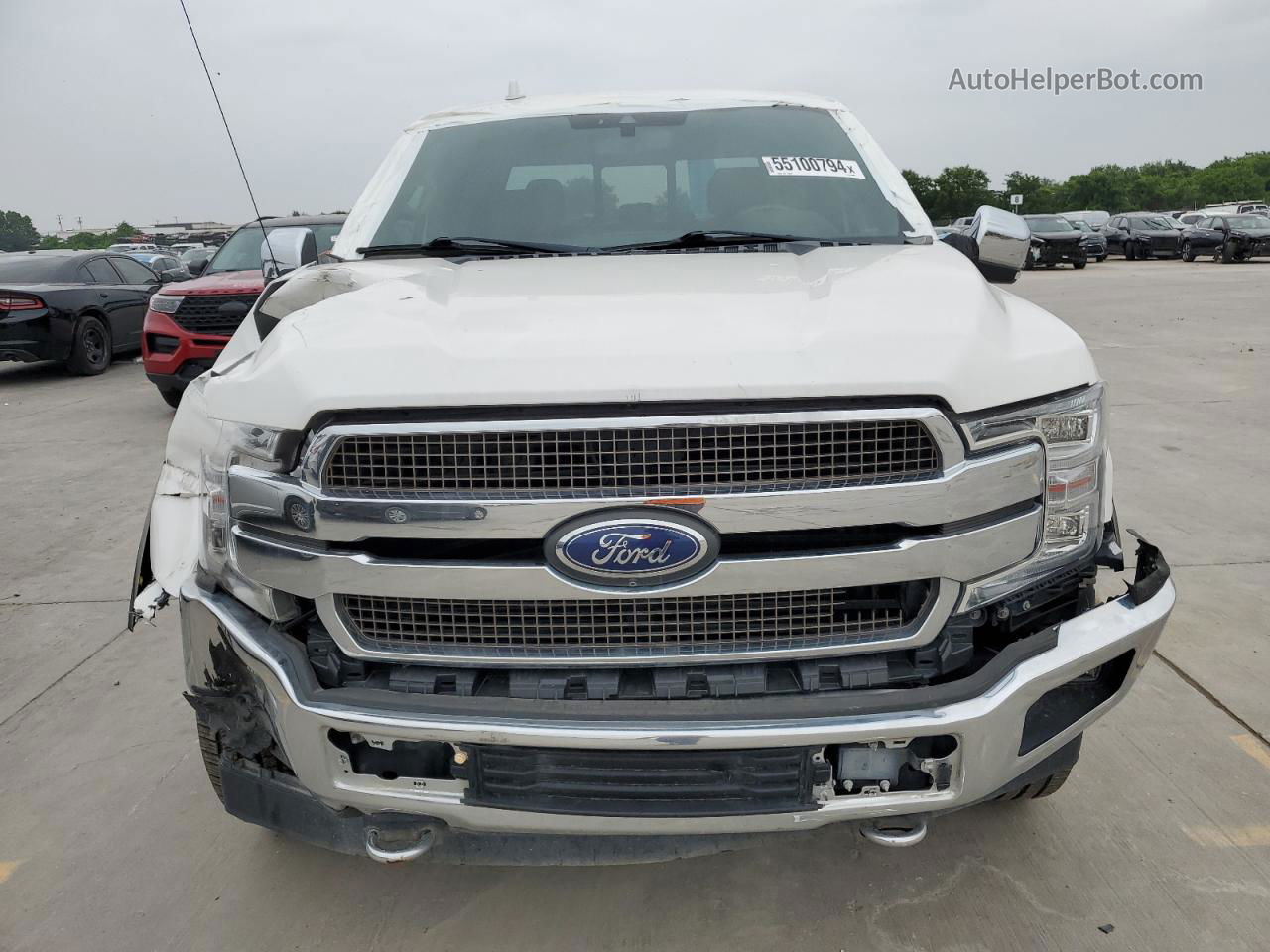 2019 Ford F150 Supercrew Белый vin: 1FTEW1E57KFC84578