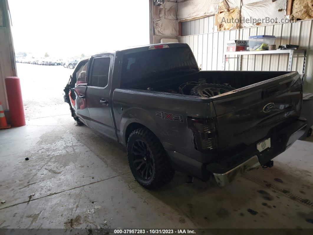 2019 Ford F-150 Xlt Gray vin: 1FTEW1E57KKC38899