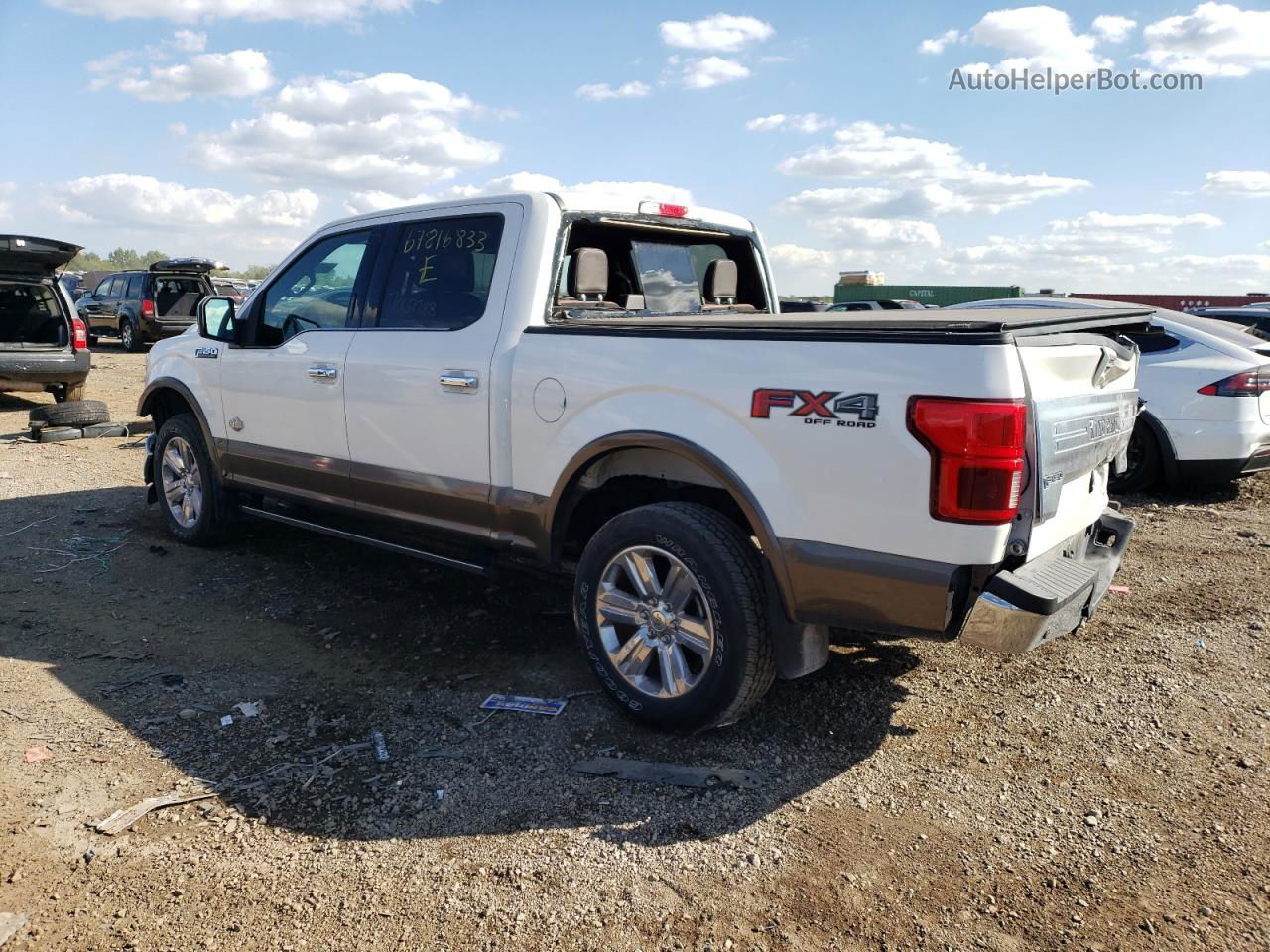 2020 Ford F150 Supercrew White vin: 1FTEW1E57LFA38776