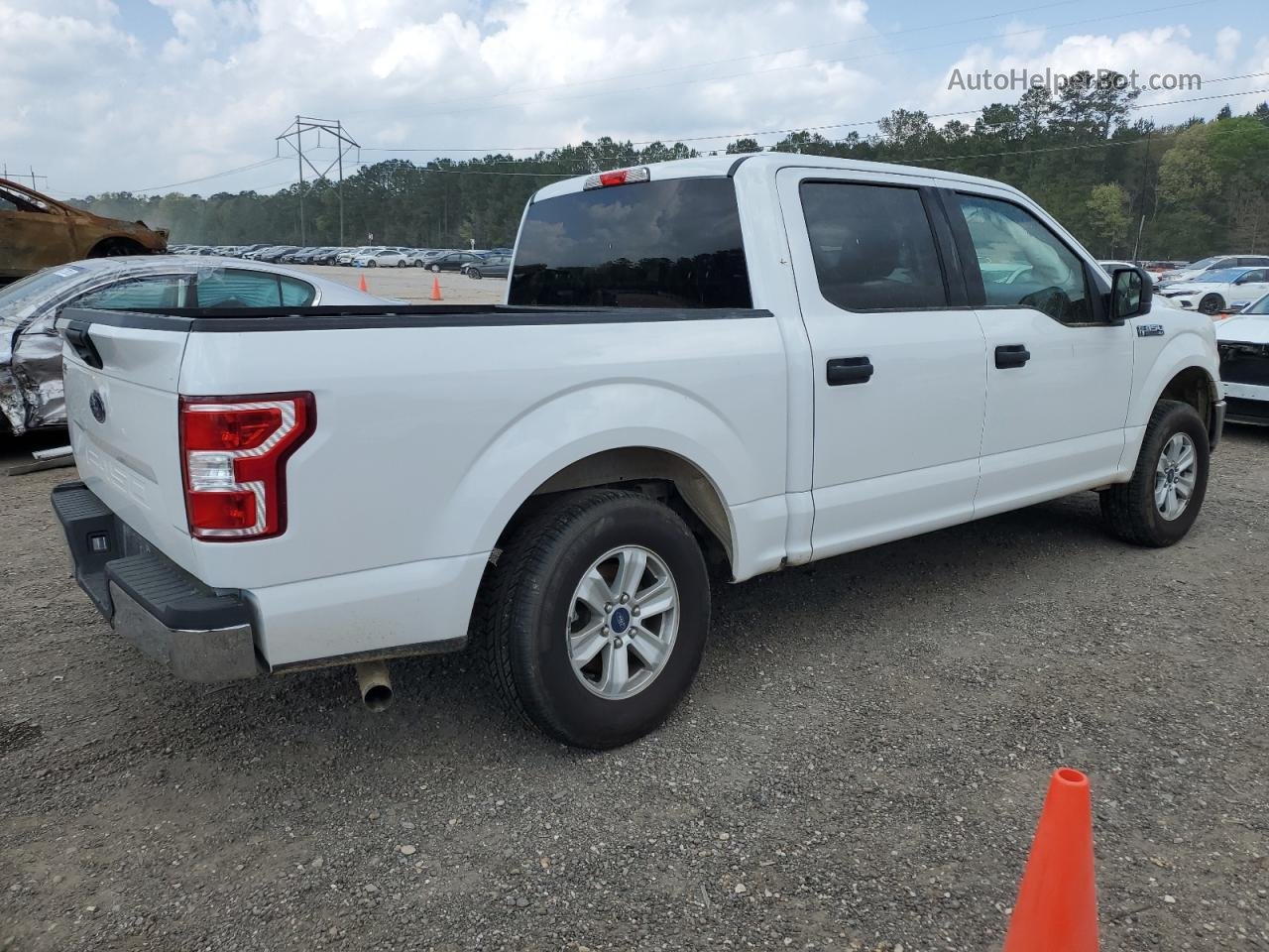 2020 Ford F150 Supercrew White vin: 1FTEW1E57LFA72975