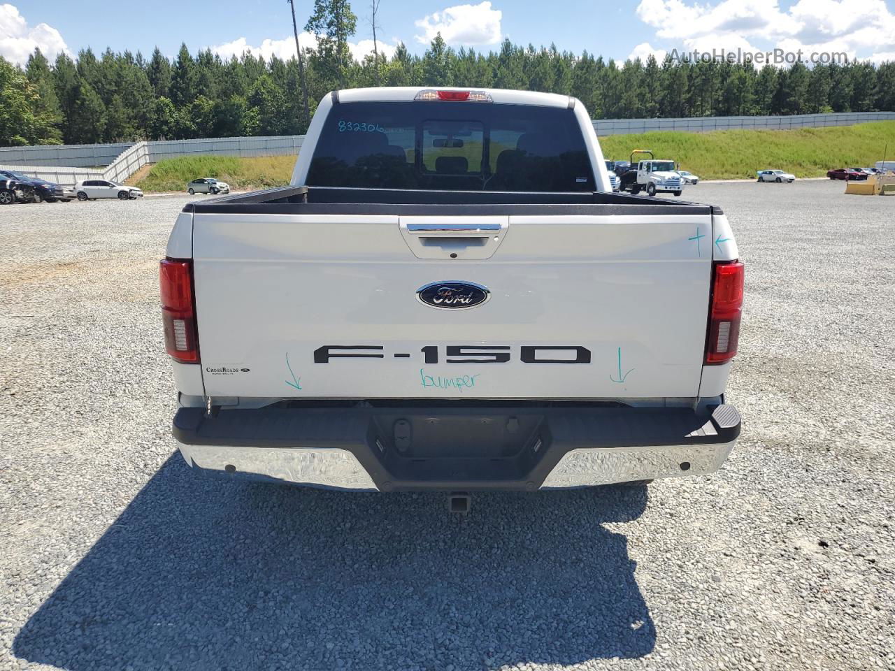 2020 Ford F150 Supercrew White vin: 1FTEW1E57LFA81837