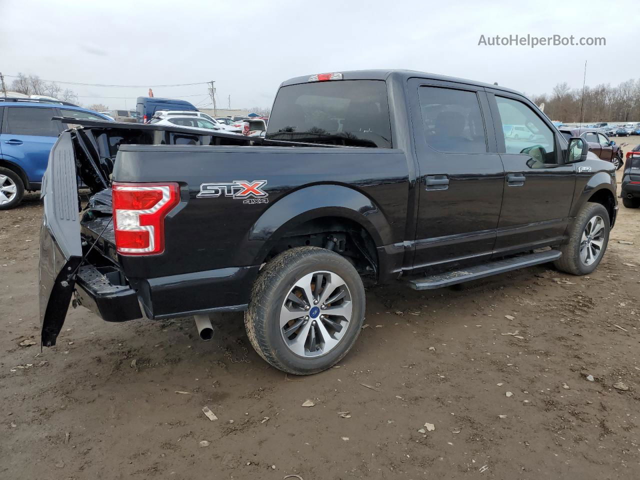 2020 Ford F150 Supercrew Black vin: 1FTEW1E57LKE54043