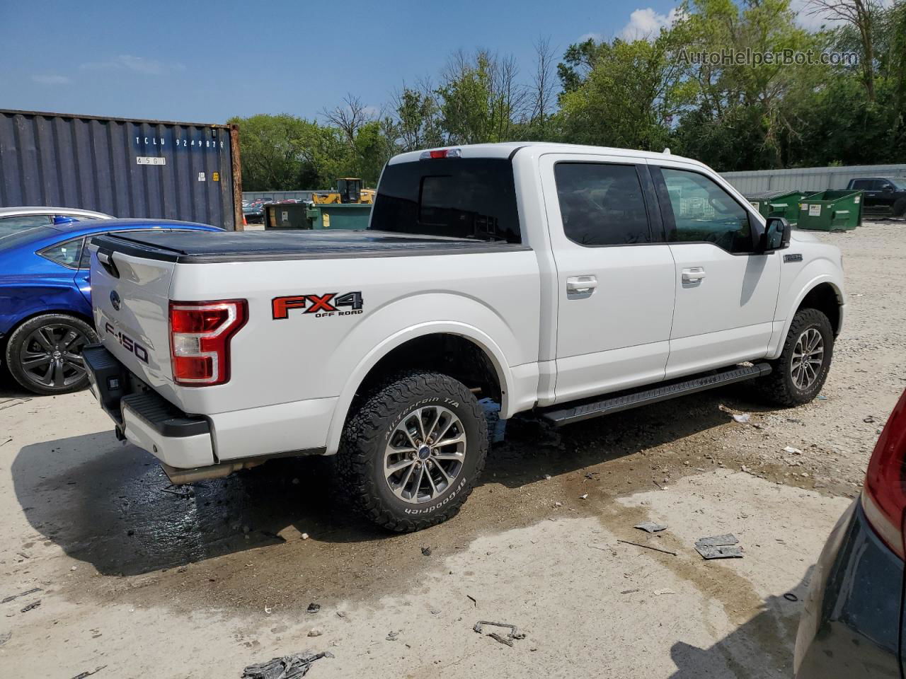 2018 Ford F150 Supercrew White vin: 1FTEW1E58JFA90379