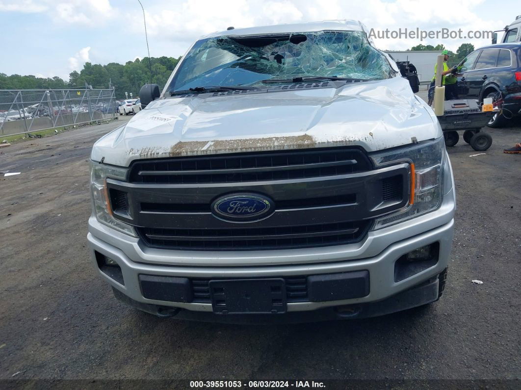 2018 Ford F-150 Xlt Silver vin: 1FTEW1E58JFB19878