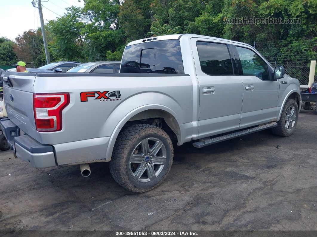 2018 Ford F-150 Xlt Silver vin: 1FTEW1E58JFB19878