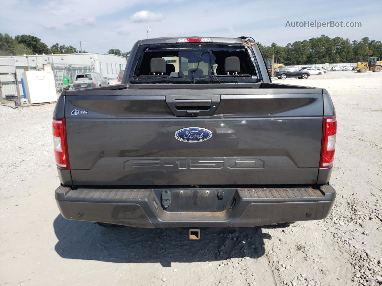 2018 Ford F150 Supercrew Gray vin: 1FTEW1E58JFE24667