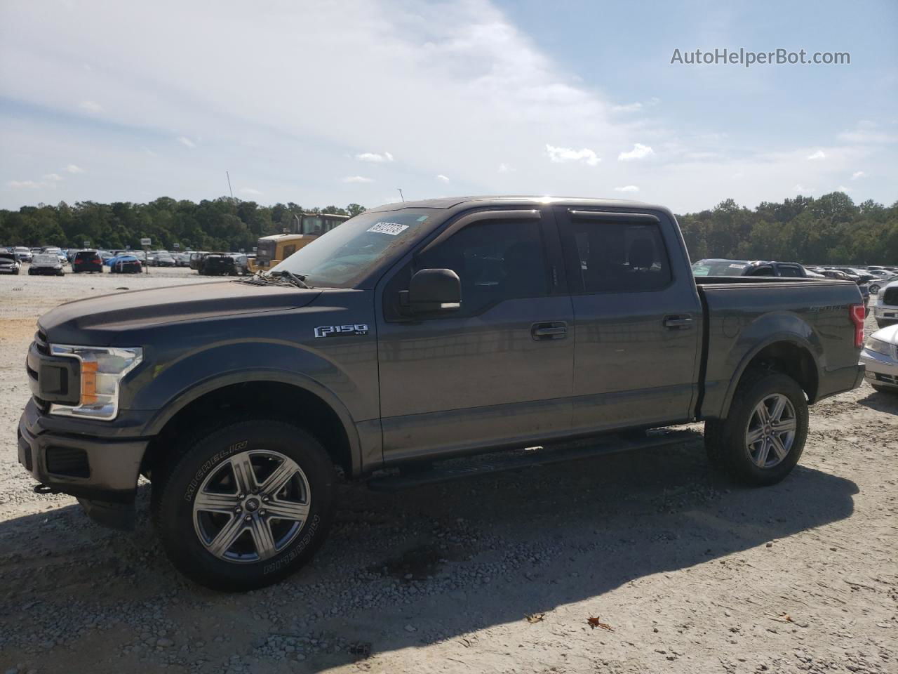 2018 Ford F150 Supercrew Gray vin: 1FTEW1E58JFE24667