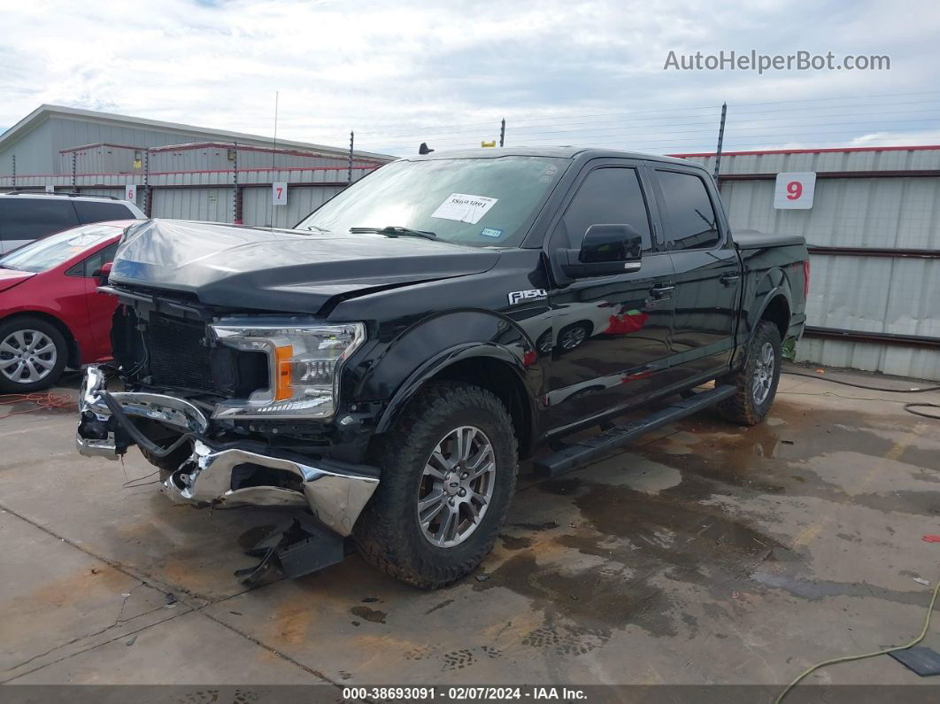 2018 Ford F-150 Lariat Black vin: 1FTEW1E58JKD18937