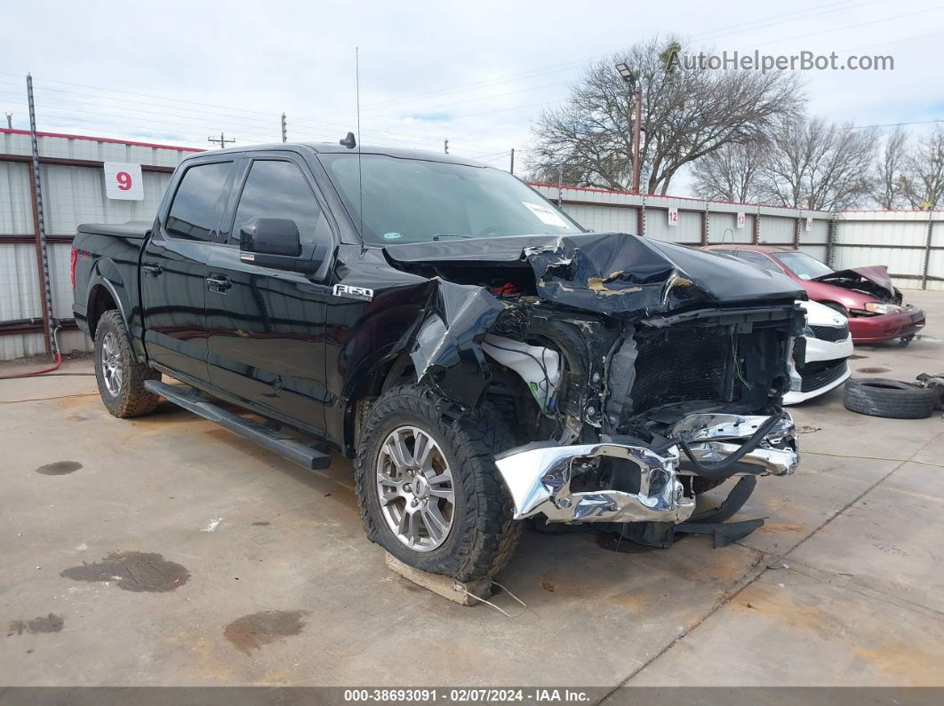 2018 Ford F-150 Lariat Black vin: 1FTEW1E58JKD18937