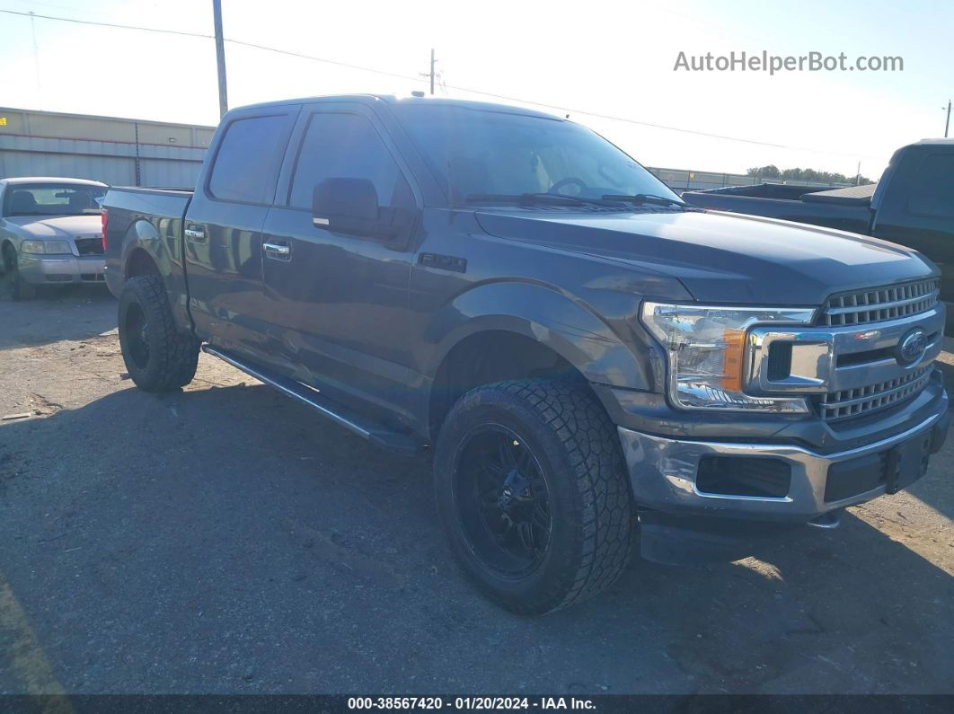 2018 Ford F-150 Xlt Gray vin: 1FTEW1E58JKD38699