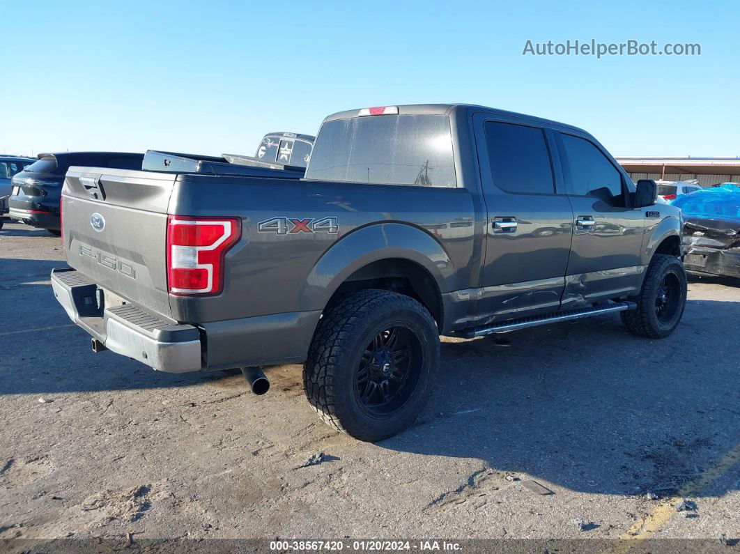 2018 Ford F-150 Xlt Gray vin: 1FTEW1E58JKD38699