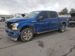 2018 Ford F150 Supercrew Blue vin: 1FTEW1E58JKF57842