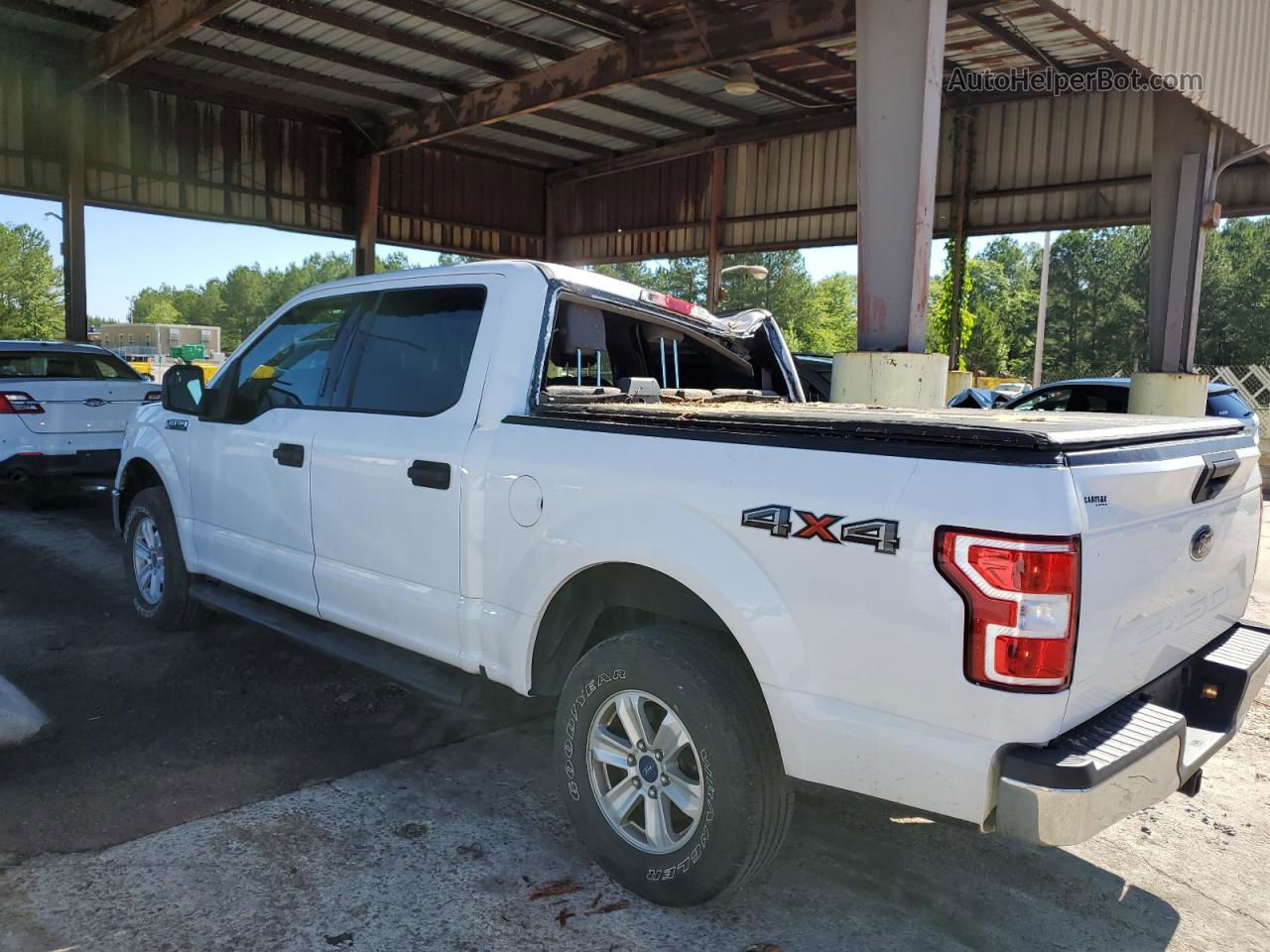 2019 Ford F150 Supercrew White vin: 1FTEW1E58KKC28530