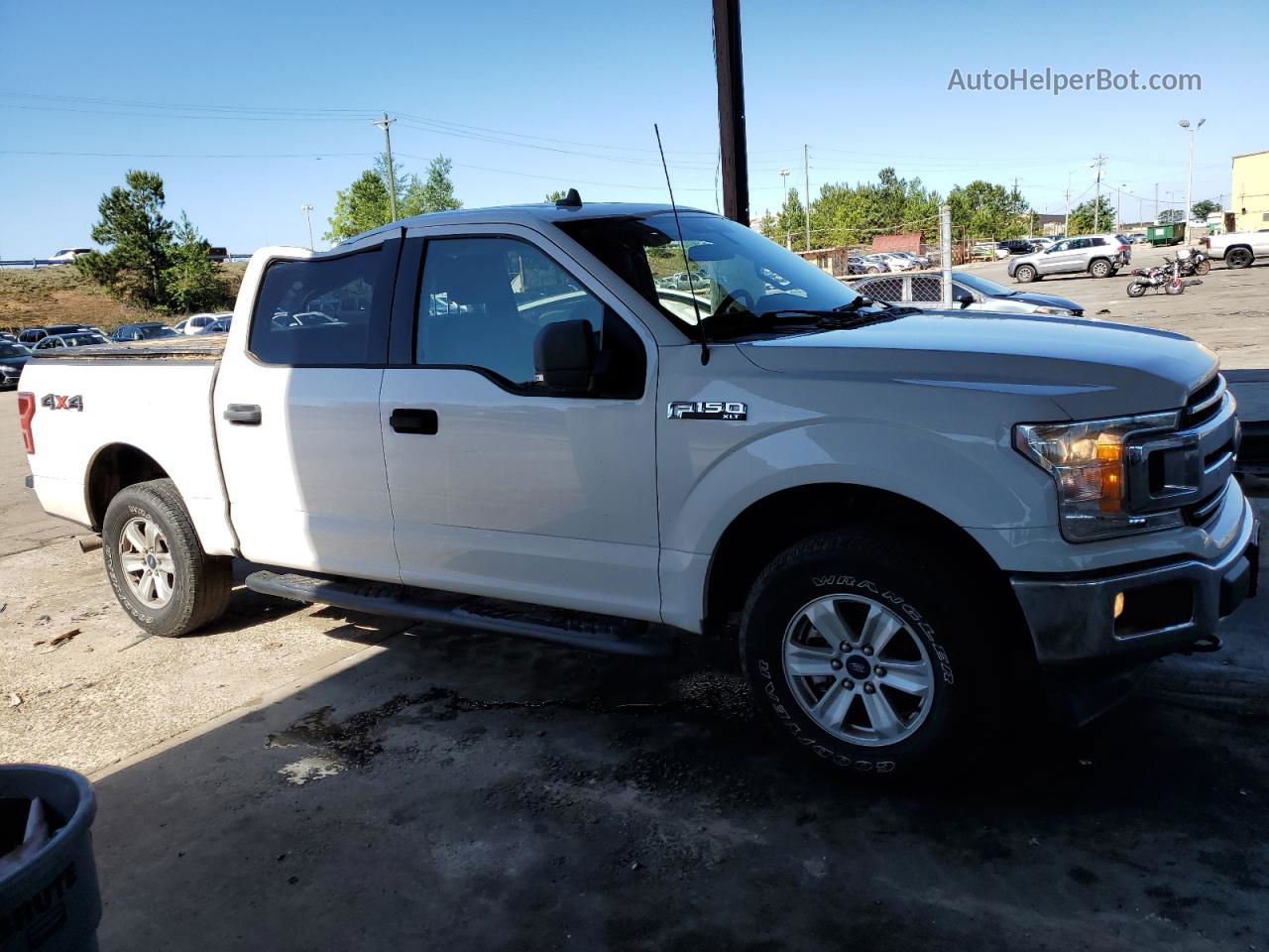 2019 Ford F150 Supercrew White vin: 1FTEW1E58KKC28530