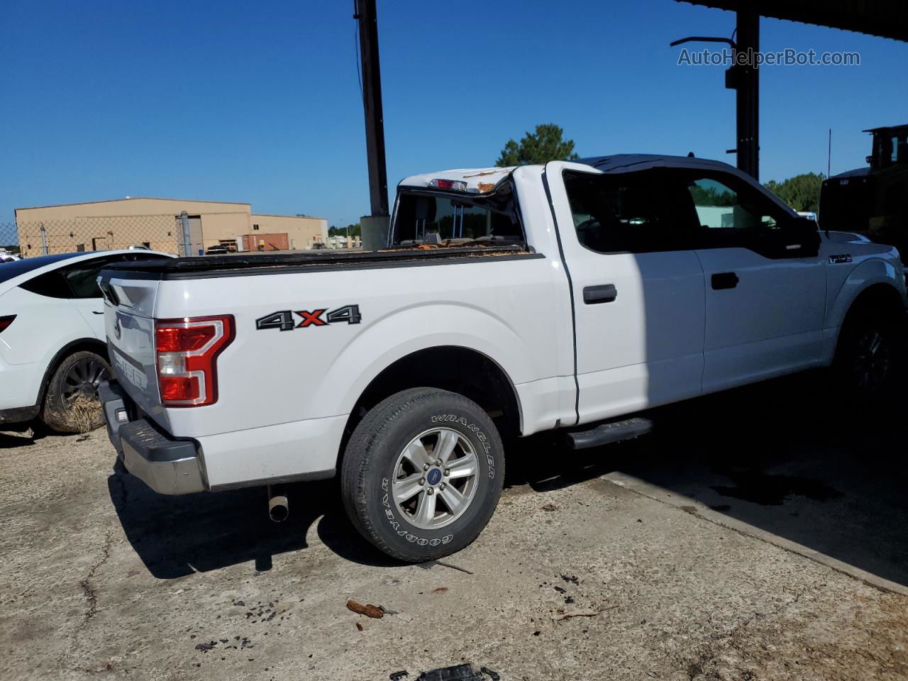 2019 Ford F150 Supercrew White vin: 1FTEW1E58KKC28530