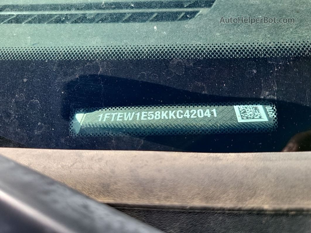 2019 Ford F150 Supercrew vin: 1FTEW1E58KKC42041