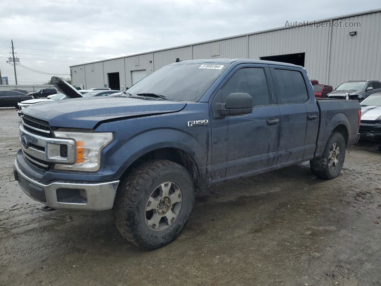 2020 Ford F150 Supercrew Blue vin: 1FTEW1E58LFA95665