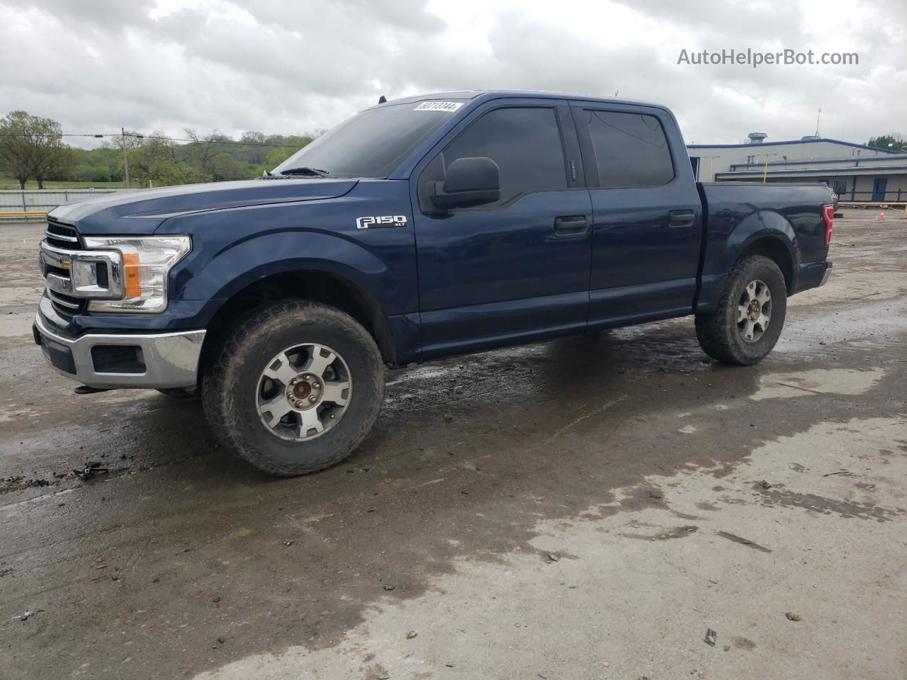 2020 Ford F150 Supercrew Blue vin: 1FTEW1E58LFA95665