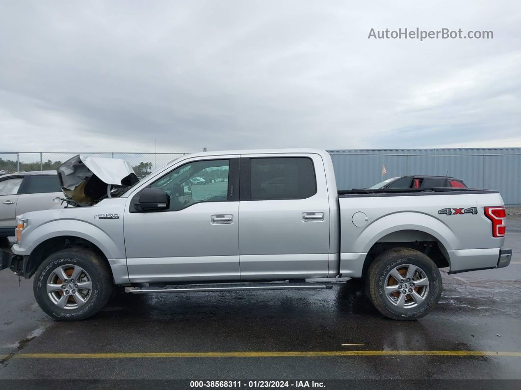 2018 Ford F-150 Xlt Silver vin: 1FTEW1E59JFB38777