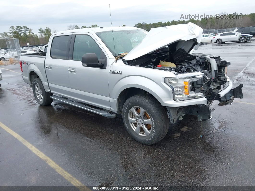 2018 Ford F-150 Xlt Silver vin: 1FTEW1E59JFB38777