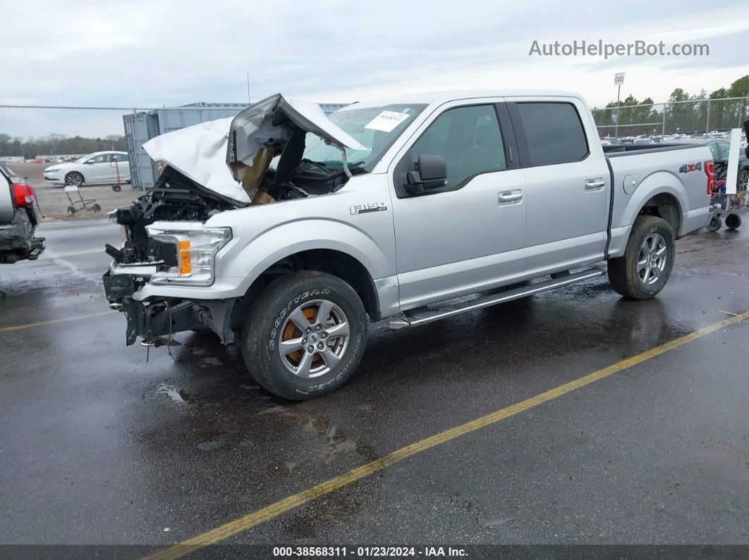 2018 Ford F-150 Xlt Silver vin: 1FTEW1E59JFB38777