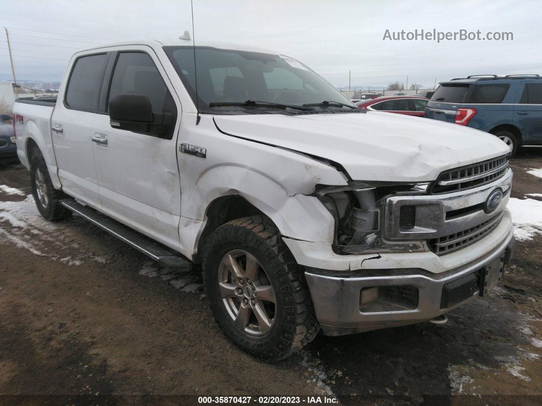 2018 Ford F-150 Xl/xlt/lariat White vin: 1FTEW1E59JKF52620