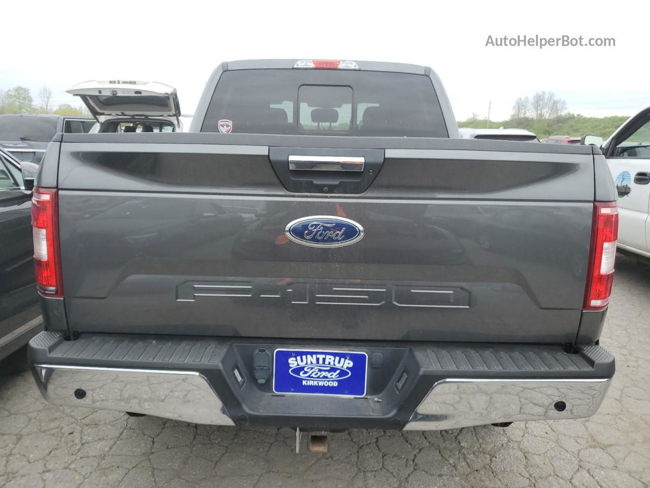 2019 Ford F150 Supercrew Серый vin: 1FTEW1E59KFC17559