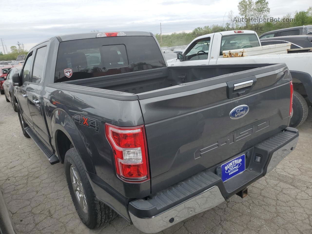 2019 Ford F150 Supercrew Серый vin: 1FTEW1E59KFC17559