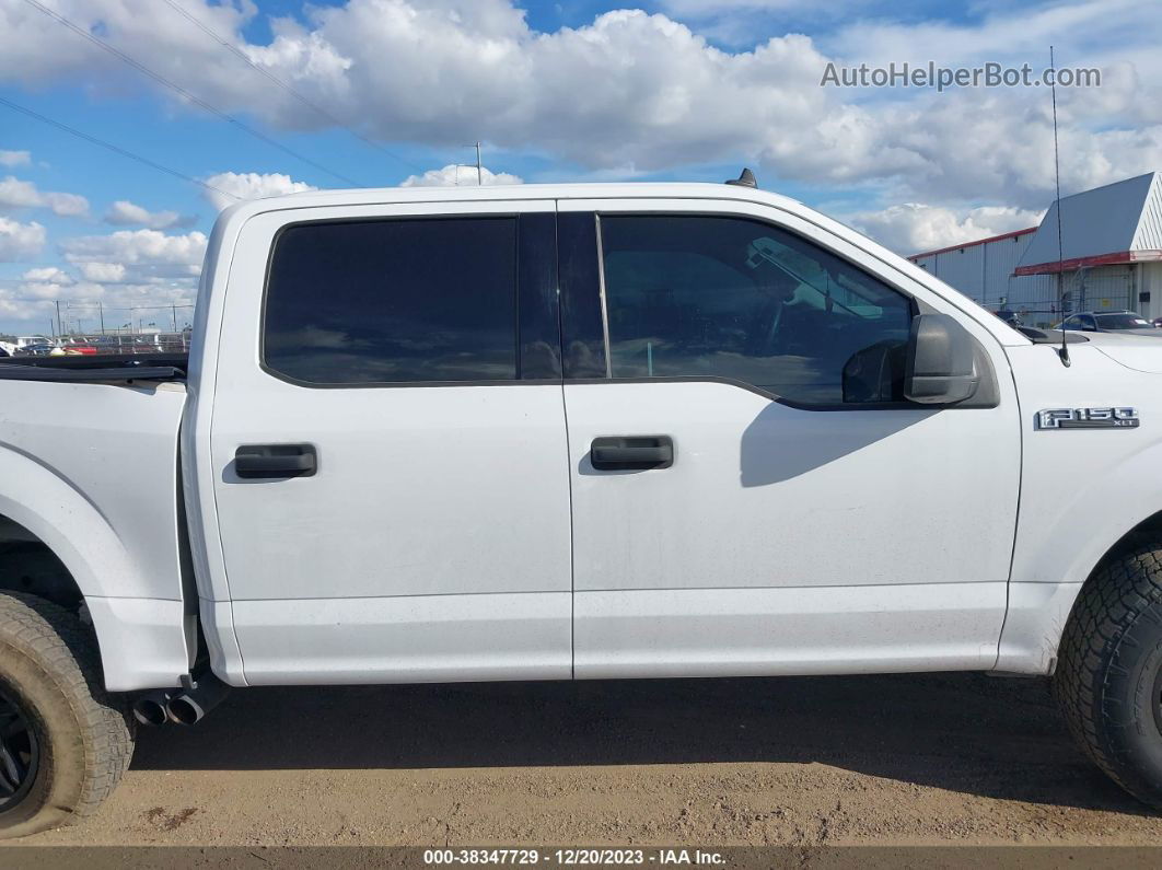 2019 Ford F-150 Xlt White vin: 1FTEW1E59KKC40430