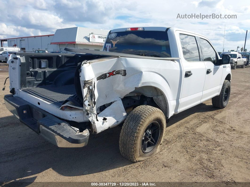 2019 Ford F-150 Xlt White vin: 1FTEW1E59KKC40430