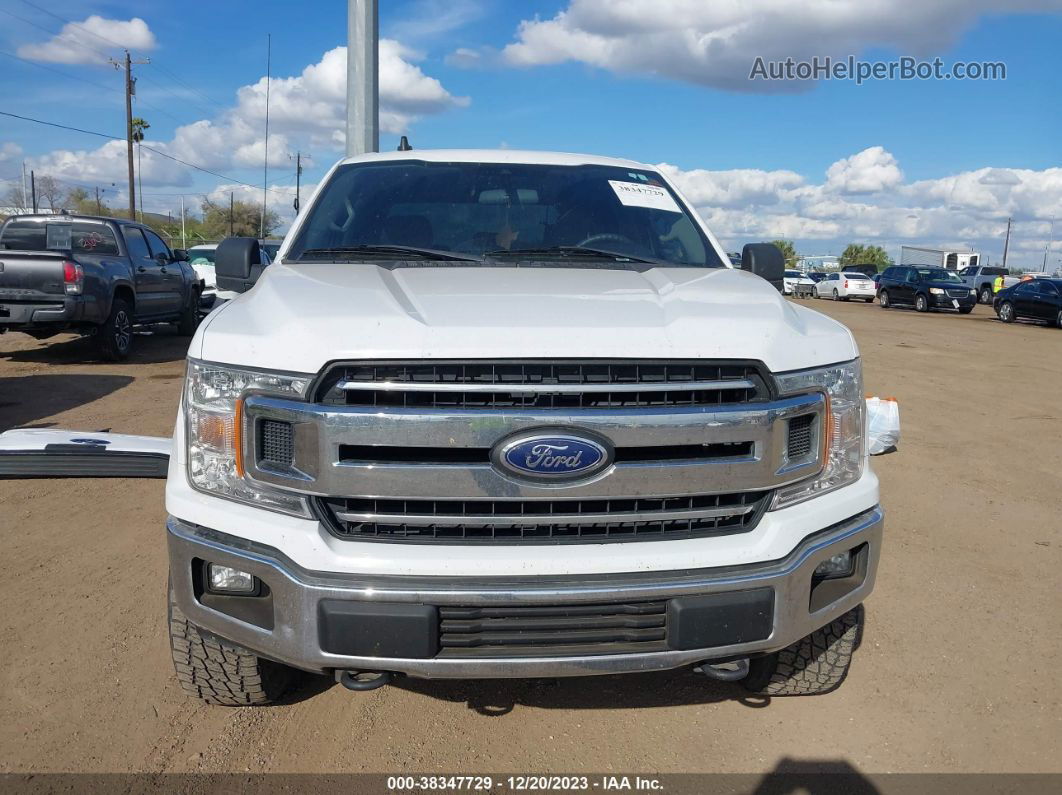 2019 Ford F-150 Xlt White vin: 1FTEW1E59KKC40430