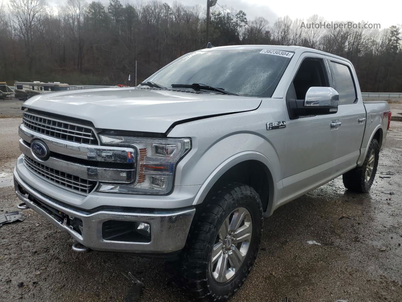 2019 Ford F150 Supercrew Silver vin: 1FTEW1E59KKE73868