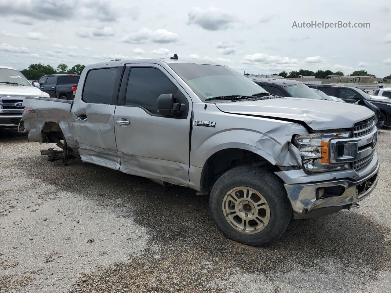 2020 Ford F150 Supercrew Silver vin: 1FTEW1E59LKE36708