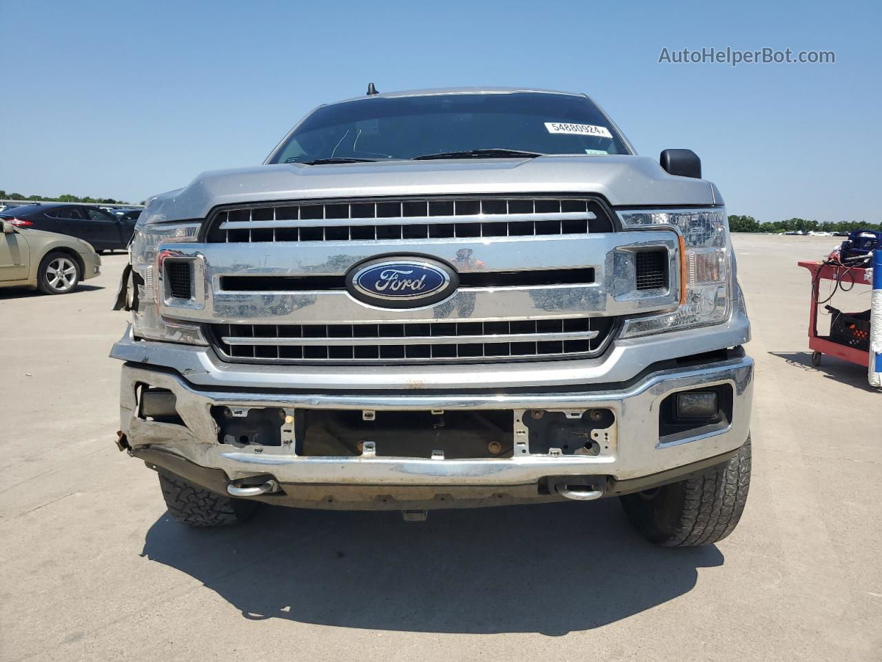 2020 Ford F150 Supercrew Silver vin: 1FTEW1E59LKE36708