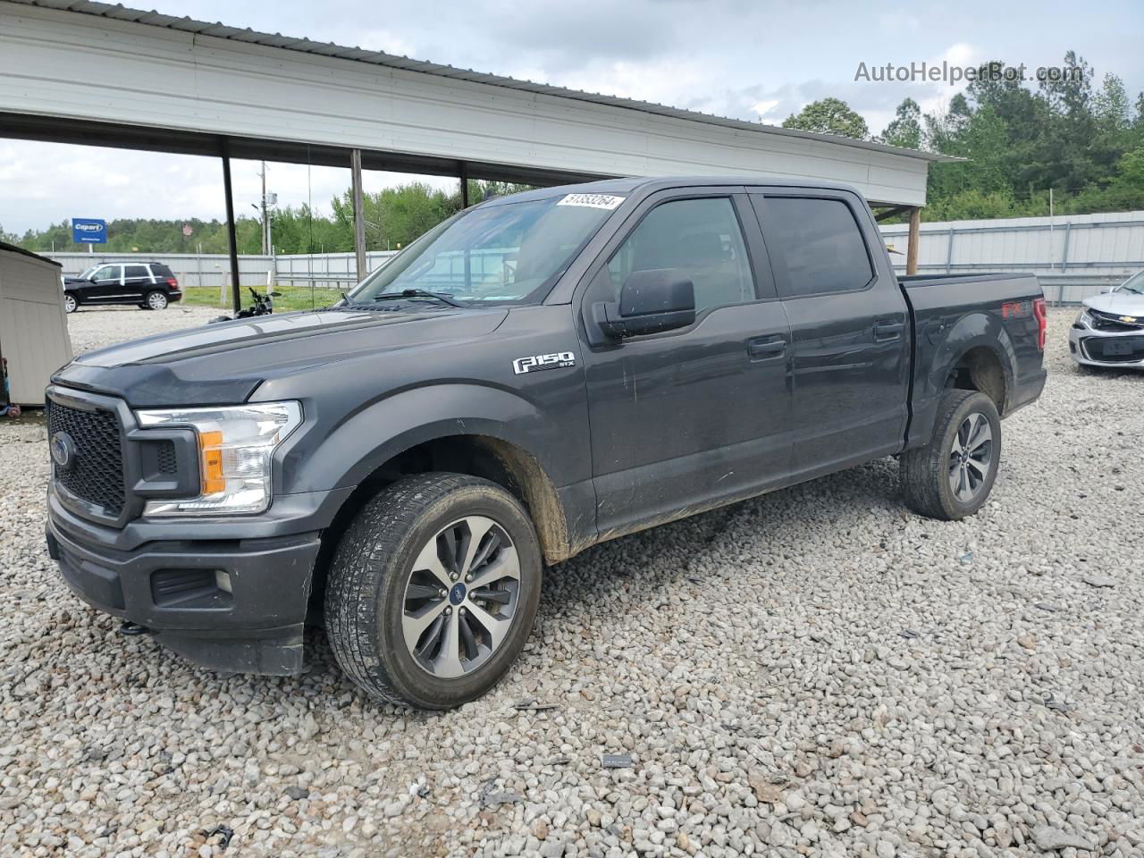 2020 Ford F150 Supercrew Gray vin: 1FTEW1E59LKE69434