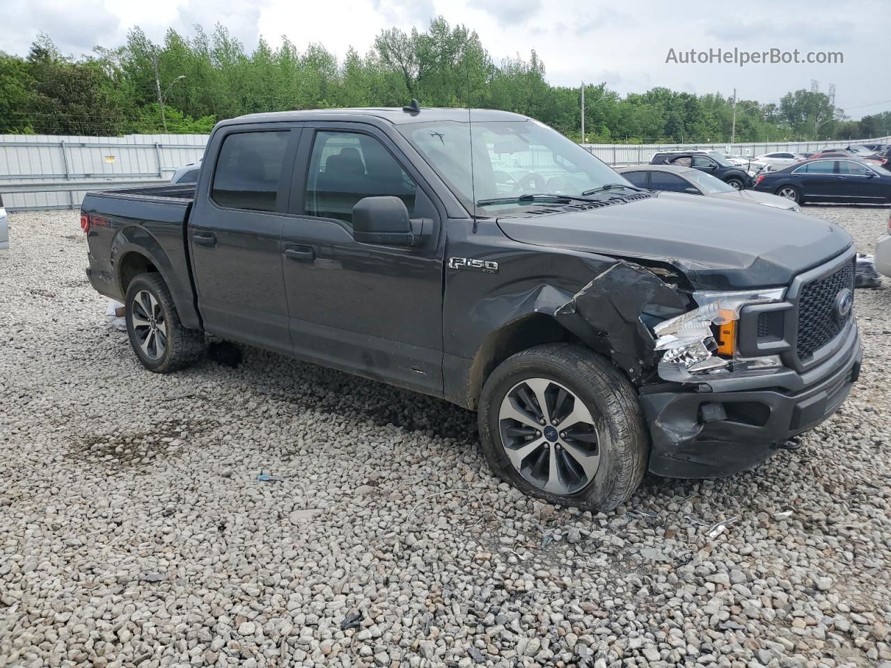 2020 Ford F150 Supercrew Серый vin: 1FTEW1E59LKE69434