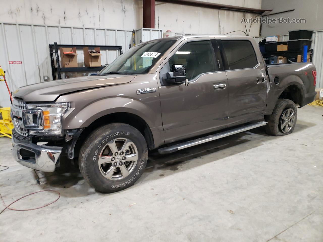 2020 Ford F150 Supercrew Brown vin: 1FTEW1E59LKF16834