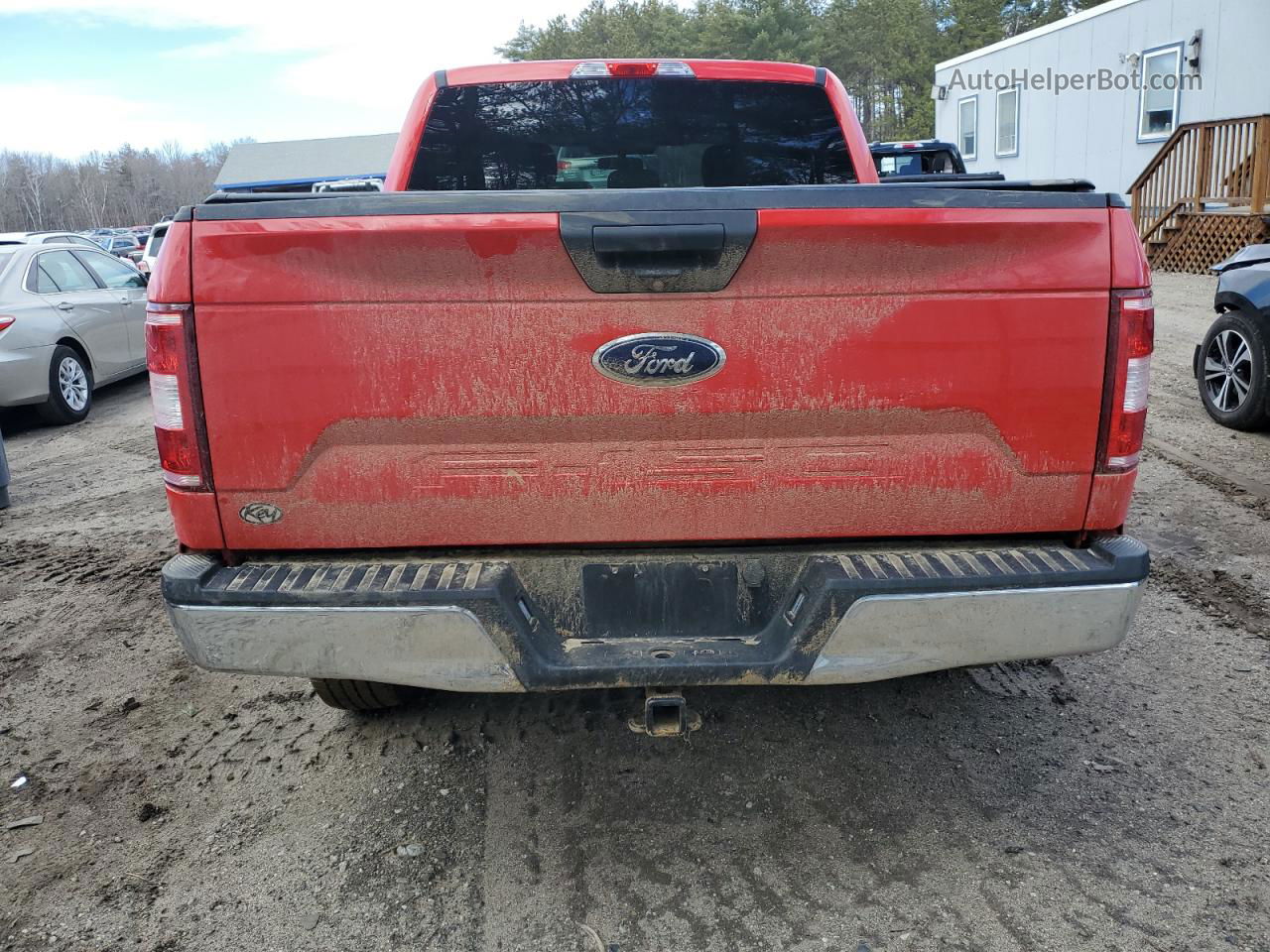 2018 Ford F150 Supercrew Red vin: 1FTEW1E5XJFA07325