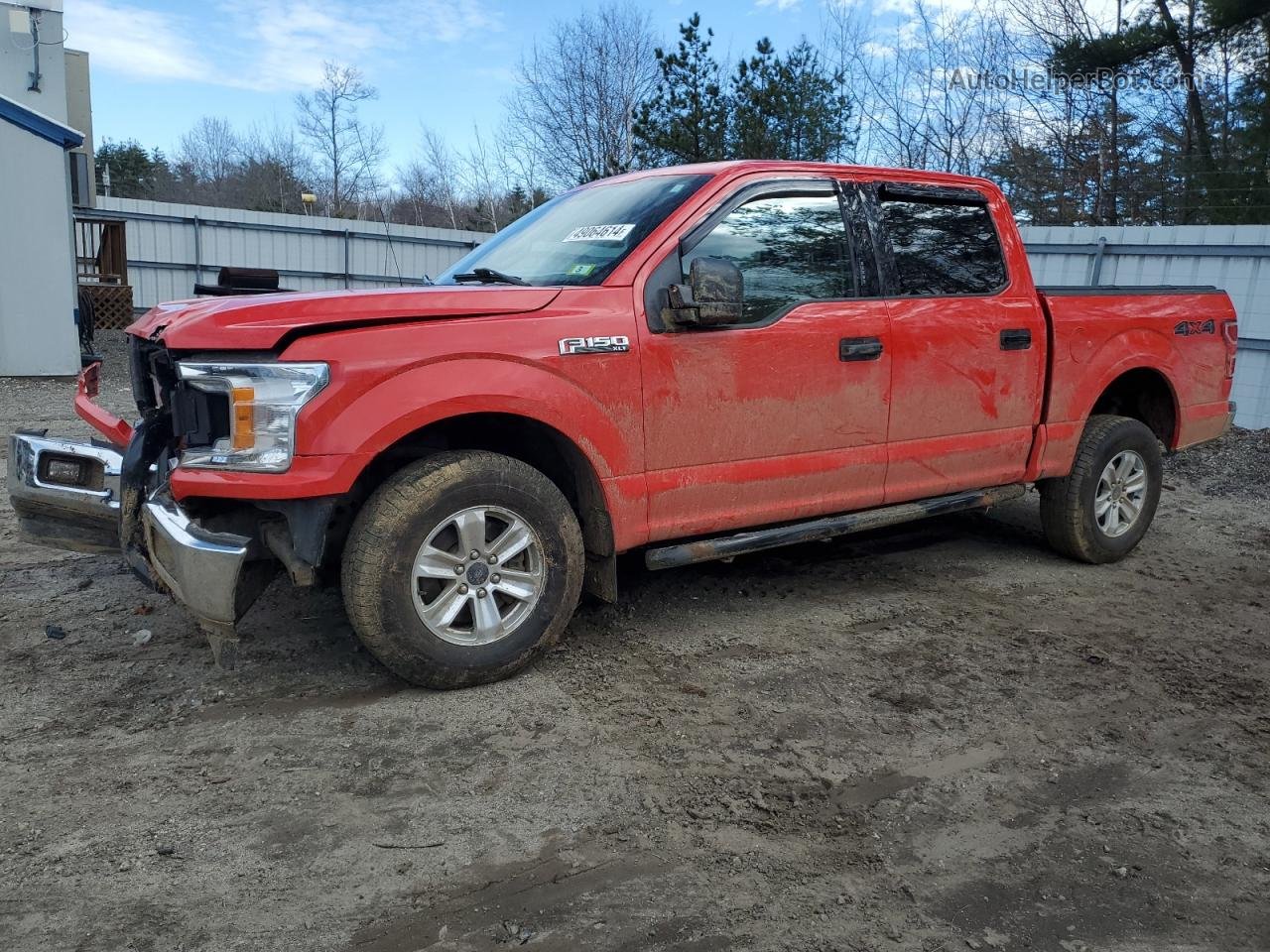 2018 Ford F150 Supercrew Red vin: 1FTEW1E5XJFA07325
