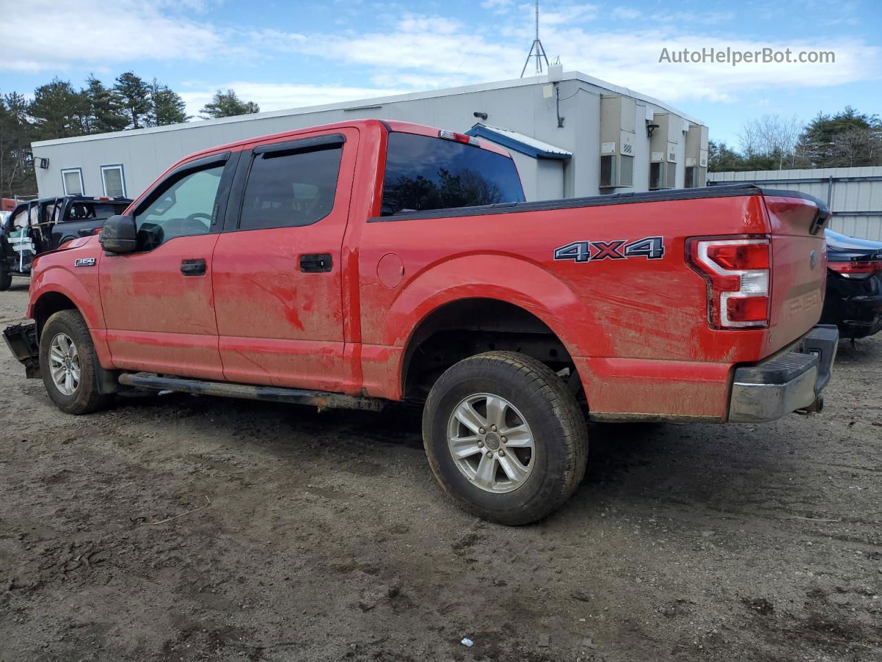 2018 Ford F150 Supercrew Red vin: 1FTEW1E5XJFA07325