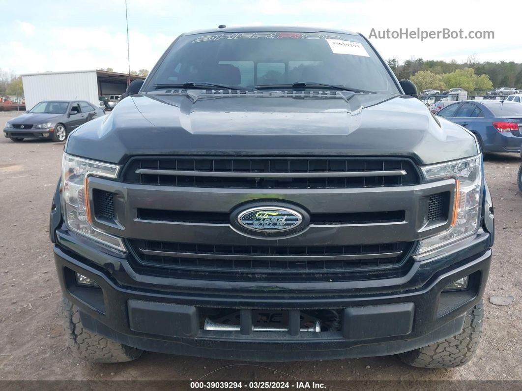 2018 Ford F-150 Xlt Black vin: 1FTEW1E5XJFA33259