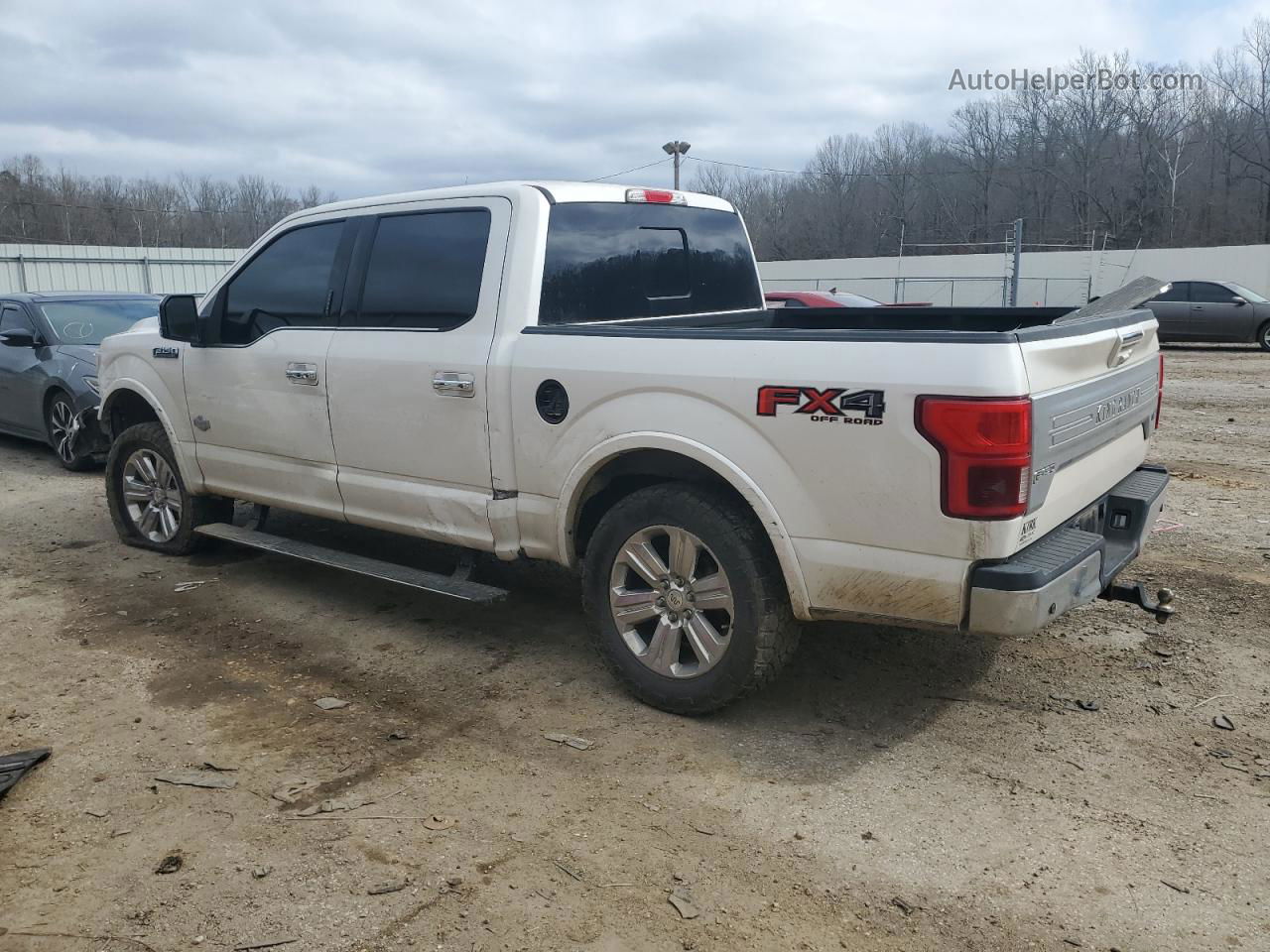 2018 Ford F150 Supercrew White vin: 1FTEW1E5XJFA56945