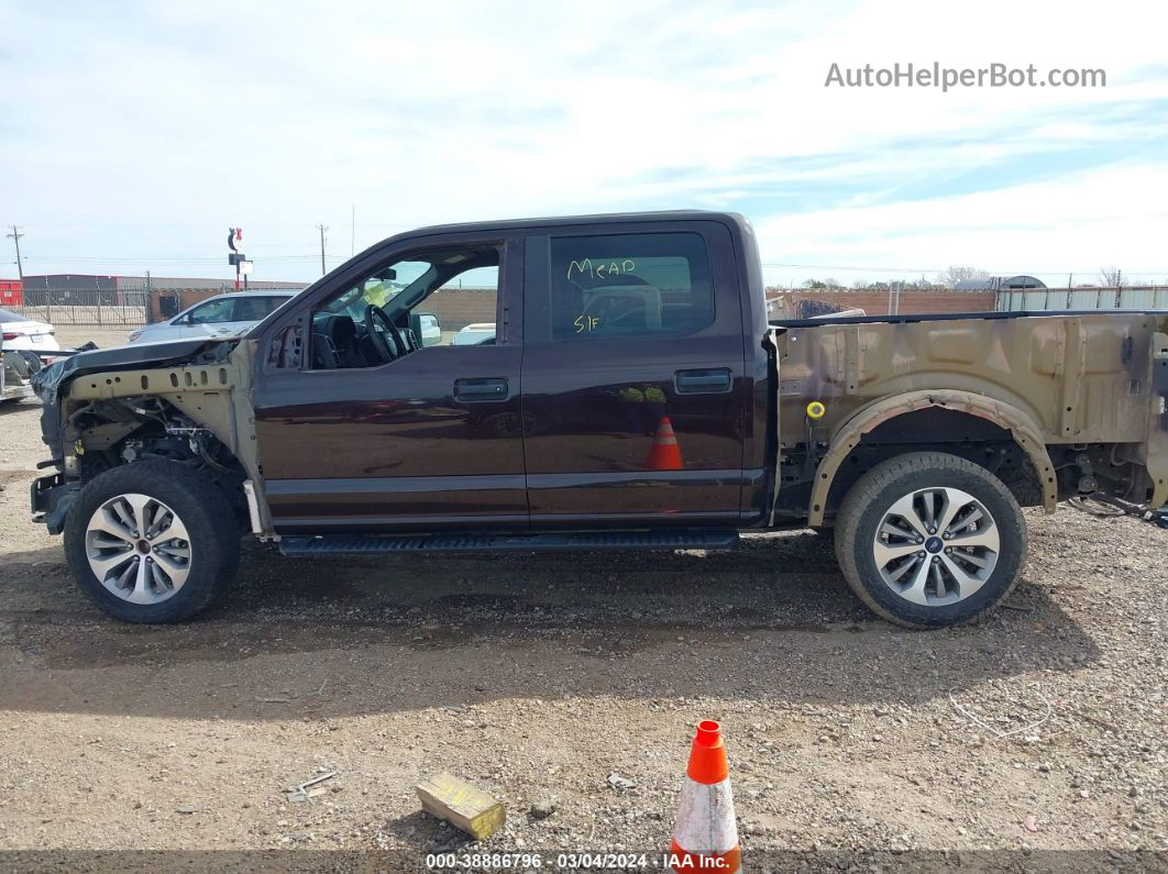 2018 Ford F-150 Xl Burgundy vin: 1FTEW1E5XJKC94172