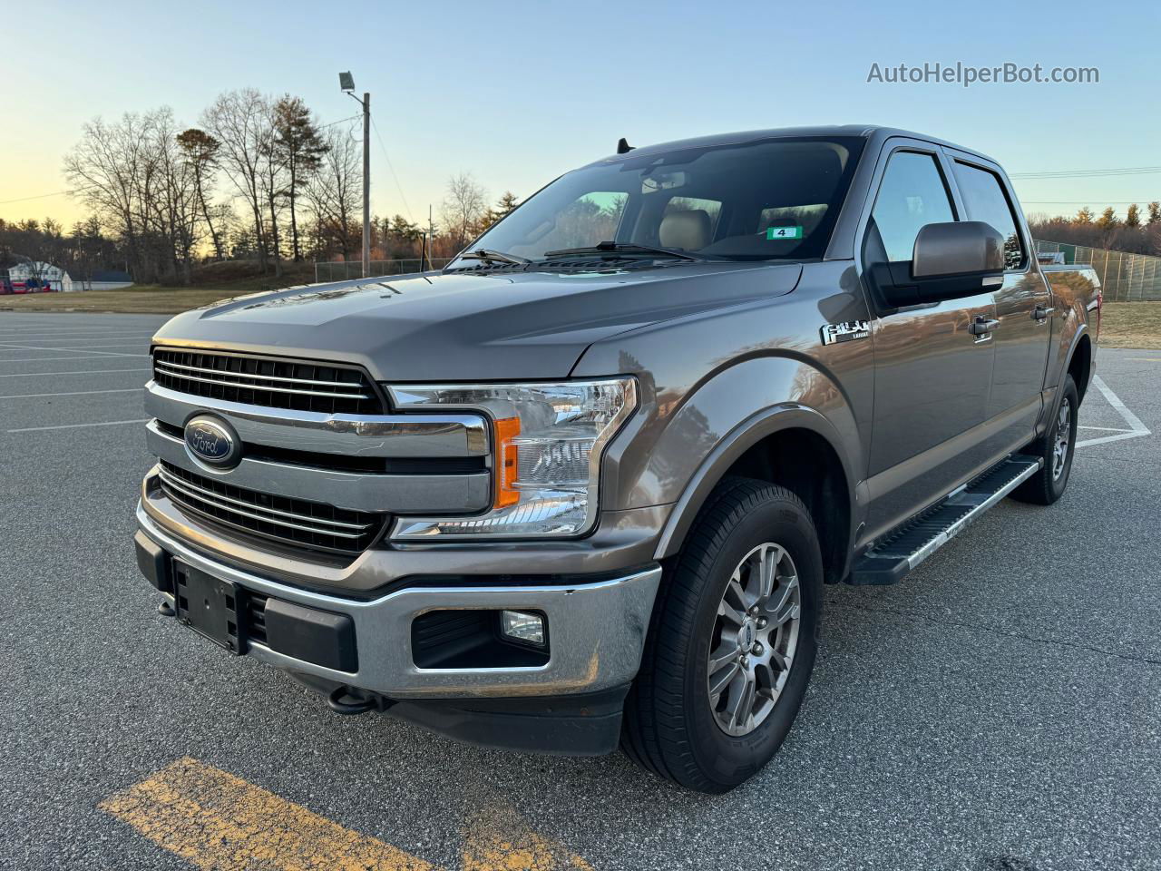 2019 Ford F150 Supercrew Brown vin: 1FTEW1E5XKFA48149