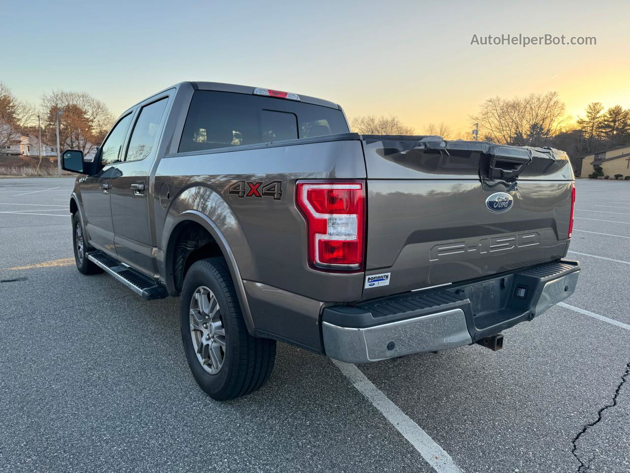 2019 Ford F150 Supercrew Brown vin: 1FTEW1E5XKFA48149