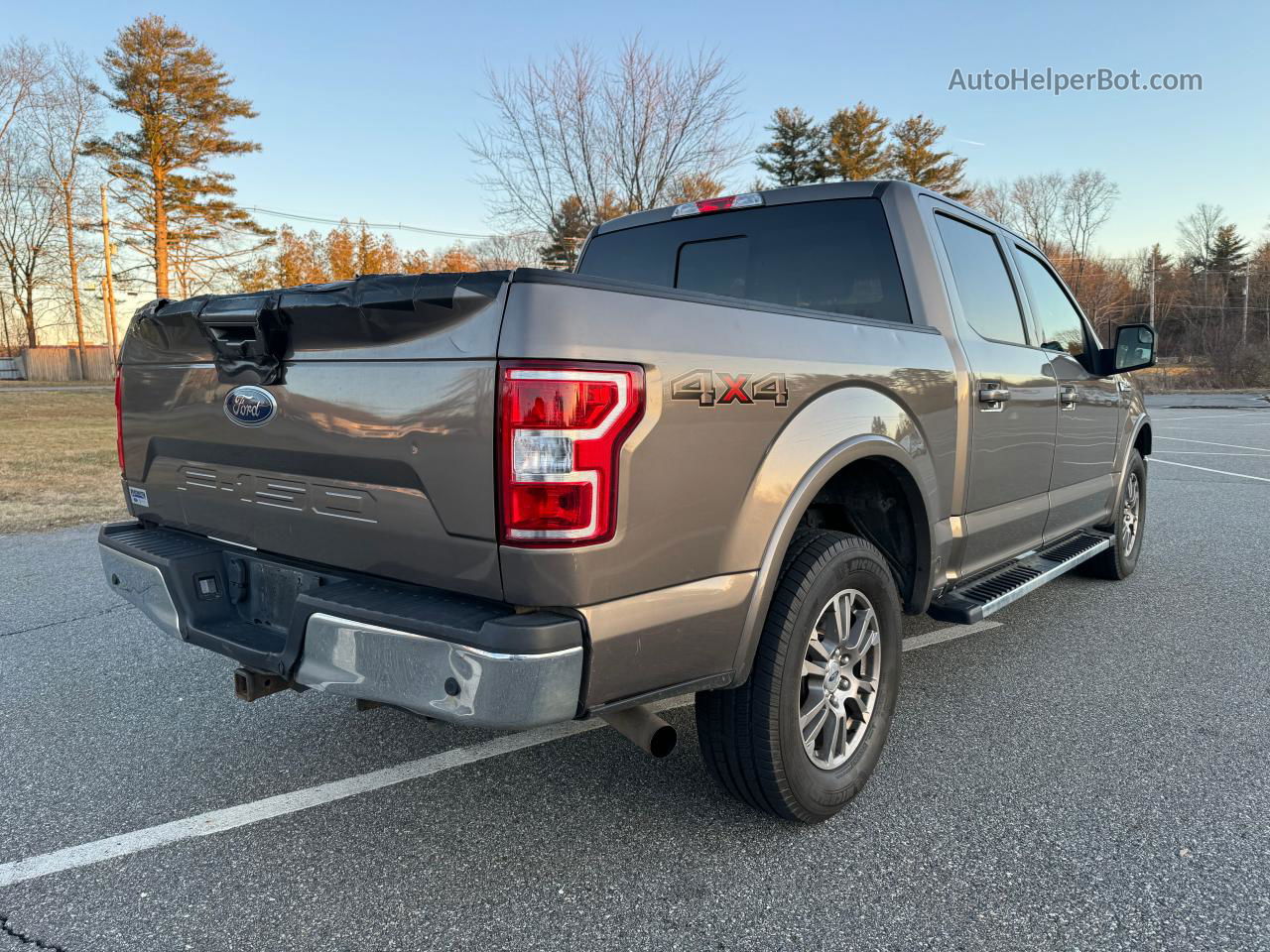 2019 Ford F150 Supercrew Brown vin: 1FTEW1E5XKFA48149