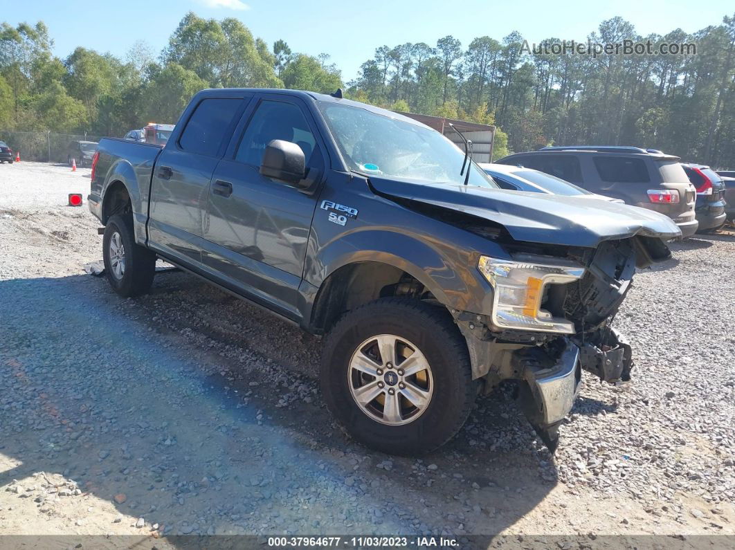 2019 Ford F-150 Xlt Black vin: 1FTEW1E5XKFA52735